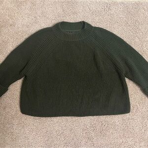 Topshop Women's Green Sweater